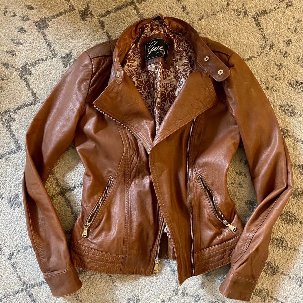 Guess leather jacket